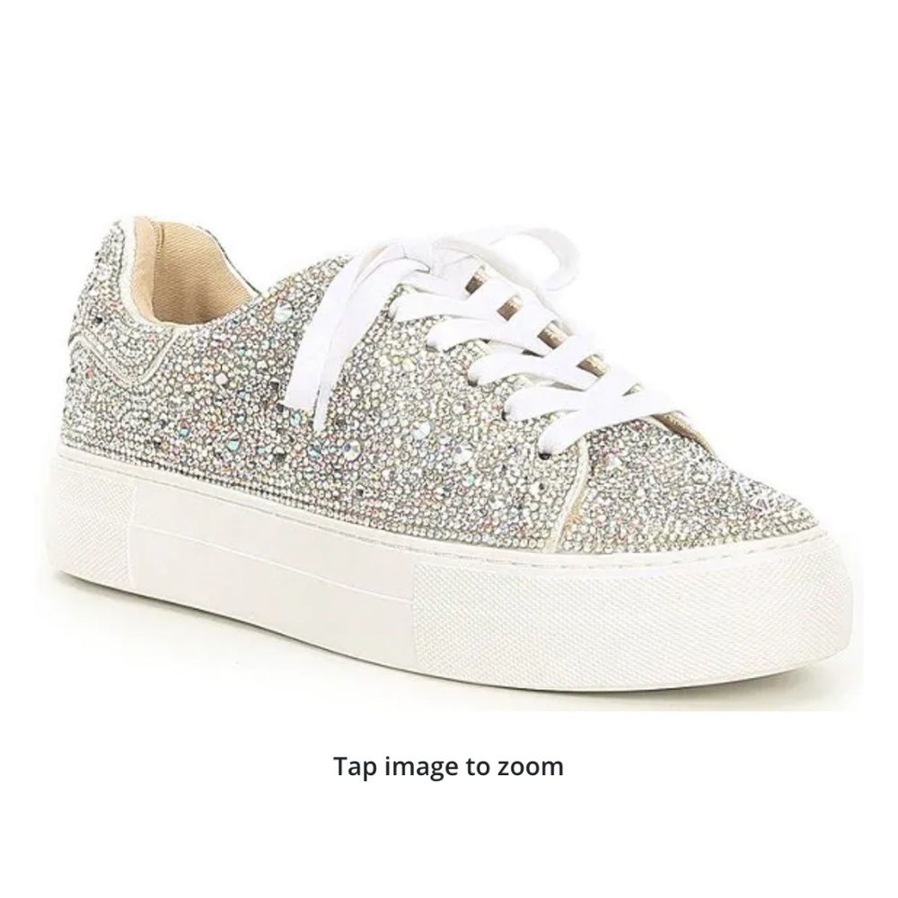 Betsey Johnson Rhinestone Sneakers
